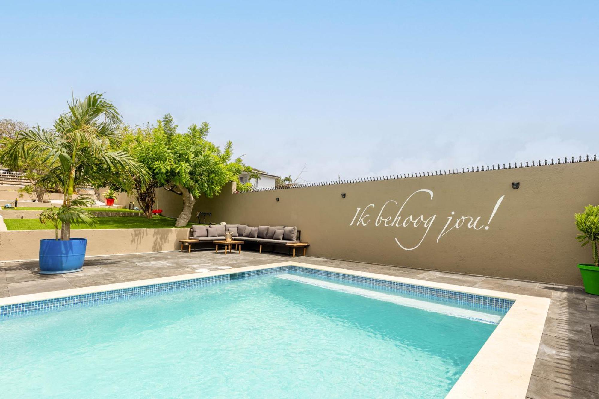 Familiewoning Met Prive Zwembad Villa Willemstad Exteriör bild