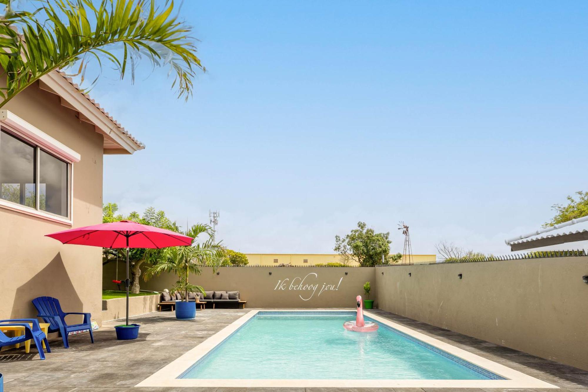 Familiewoning Met Prive Zwembad Villa Willemstad Exteriör bild